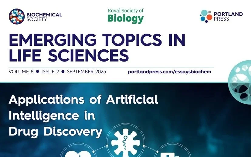 Cover of Emerging Topics in Life Sciences: Applications of Artificial Intelligence in Drug Discovery